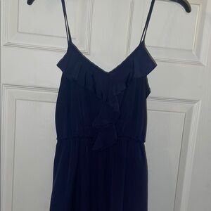 Elegant Navy Blue Dress